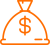 Иконка мешок со знаком валюты